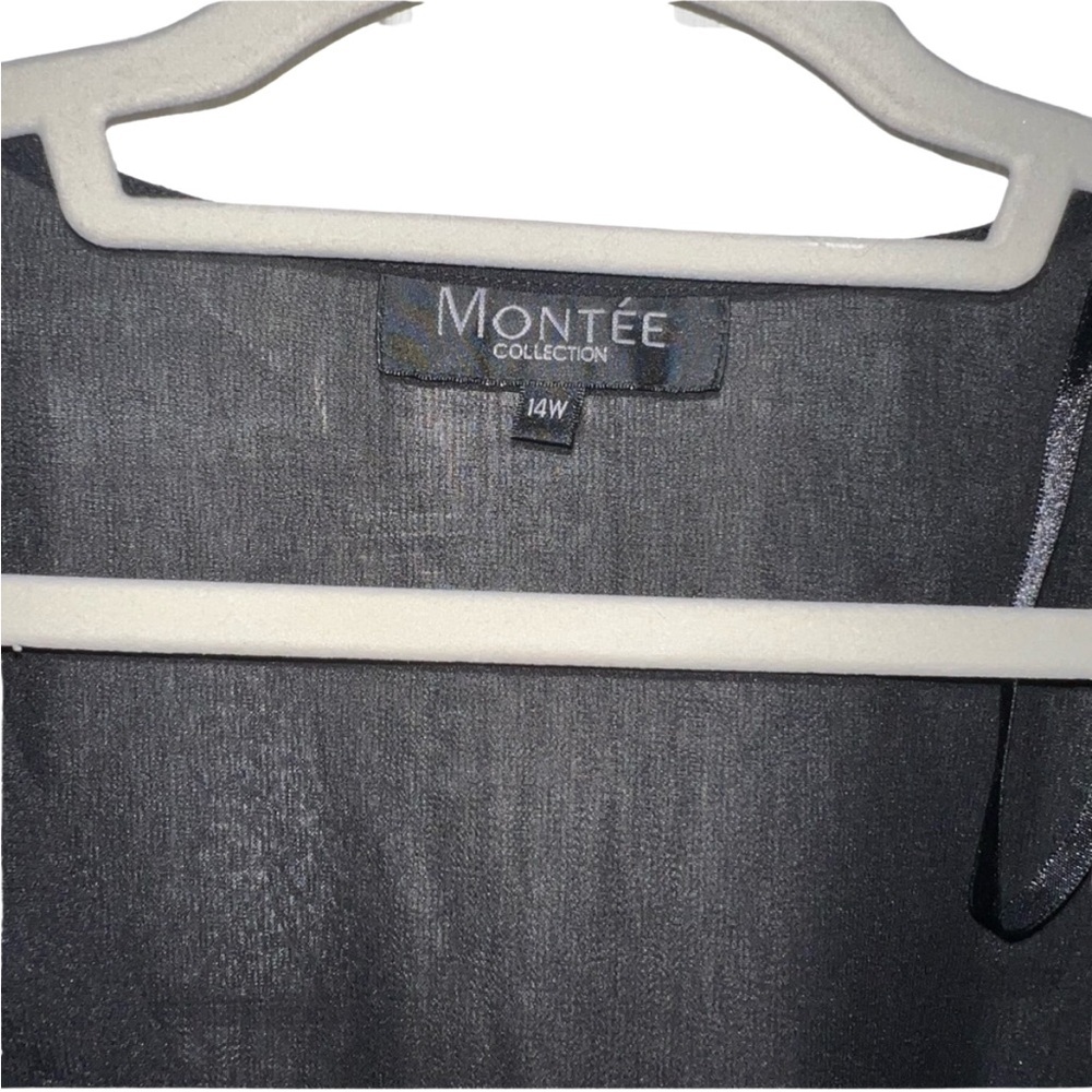 Montee Collection Black Sheer Jacket - Picture 3 of 4